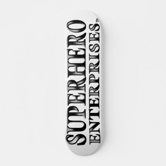 SCHAATS SUPERHERO ENTERPRISES SKATEBOARD (Voorkant)