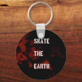 Schaats The Earth Sleutelhanger (Voorkant)