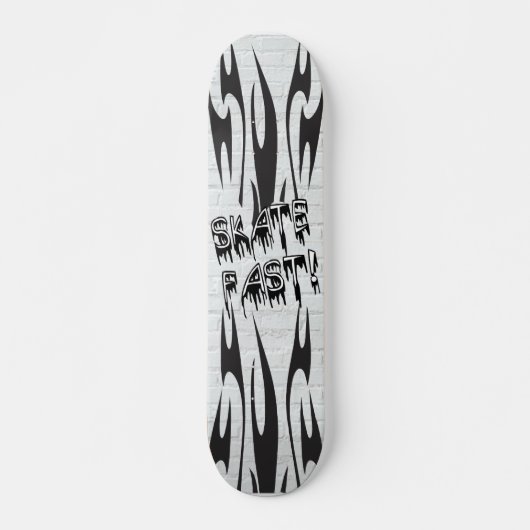 Schaats Tribal Flames Persoonlijk Skateboard (Voorkant)