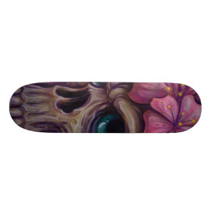 schaats van de schedel skateboard