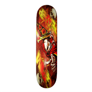 Schaats van Grim Reaper deck Skateboard