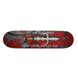 schaats van het woord persoonlijk skateboard