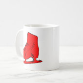 schaats van paisleyijs koffiemok (Voorkant links)