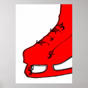 schaats van paisleyijs poster