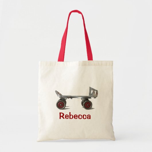 Schaats van Roller Tote Bag (Voorkant)