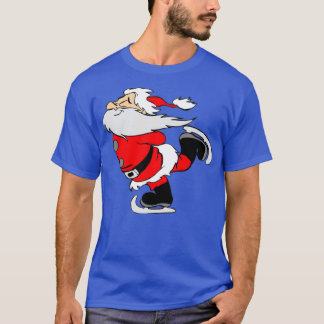 schaats van santa claus t-shirt