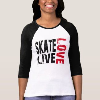 Schaats van vrouwen Live Love T-Shirt