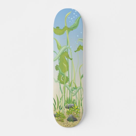 Schaats van zeepaardjes skateboard (Voorkant)