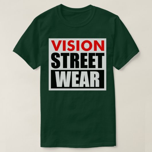 Schaats Vision Street Draag 80s Skateboarden T-shirt (Design voorkant)
