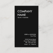 schaats visitekaartje (Achterkant)