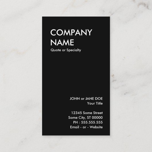 schaats visitekaartje (Achterkant)