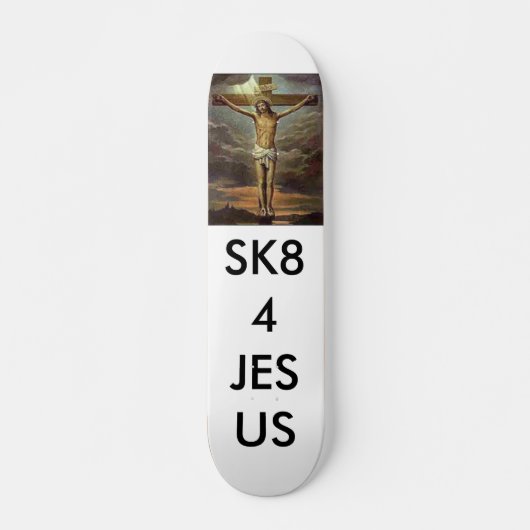 schaats voor jesus skateboard (Voorkant)