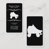 schaats voor modderrollen visitekaartje (Voorkant / Achterkant)