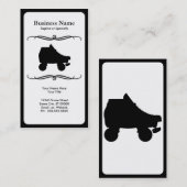 schaats voor modderrollen visitekaartje (Voorkant / Achterkant)