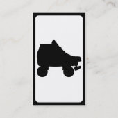 schaats voor modderrollen visitekaartje (Achterkant)