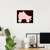 schaats voor roller : nieuwe merknaam poster (Thuiskantoor)