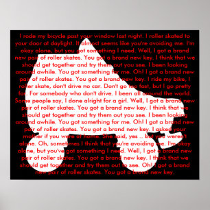 schaats voor roller : nieuwe merknaam poster