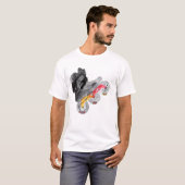 Schaats Vrije Nola Logo T gemonteerd T-shirt (Voorkant volledig)