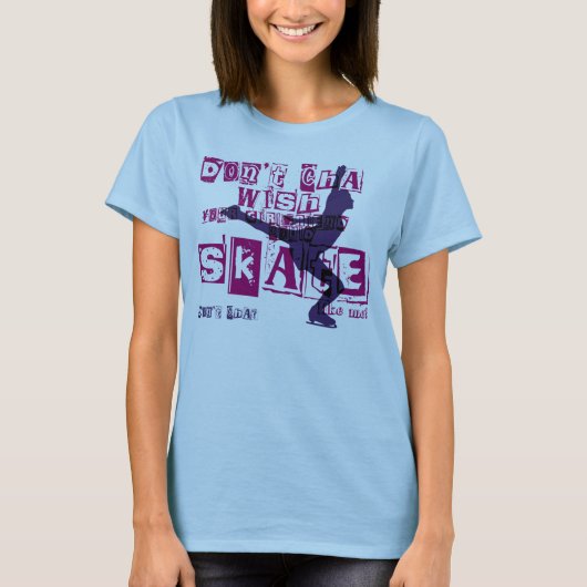 Schaats zoals ik? t-shirt (Voorkant)