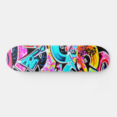 Schaatsboard-Abstract/ diverse kunst-Graffiti Gale Skateboard (Horizontaal)
