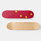 Schaatsboard met vlag van China Persoonlijk Skateboard (Horizontaal)
