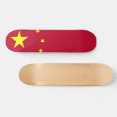Schaatsboard met vlag van China Skateboard (Horizontaal)