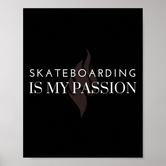 Schaatsboard Pion Hob Poster (Voorkant)