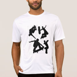 Schaatsboardpark sportieve pret Skate leider T-shirt