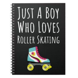 Schaatscadeaus voor jongens voor kinderen Derby-sc Notitieboek