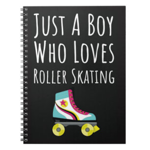 Schaatscadeaus voor jongens voor kinderen Derby-sc Notitieboek