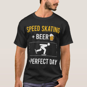 Schaatsdag Speed Skating Schaats Schaatser T-shirt