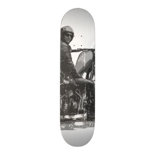 Schaatsdek met Chopper-motorrijder Skateboard