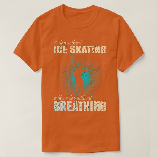 Schaatsen 6 t-shirt (Design voorkant)