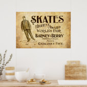 Schaatsen AD vanaf 1899 Poster (Keuken)