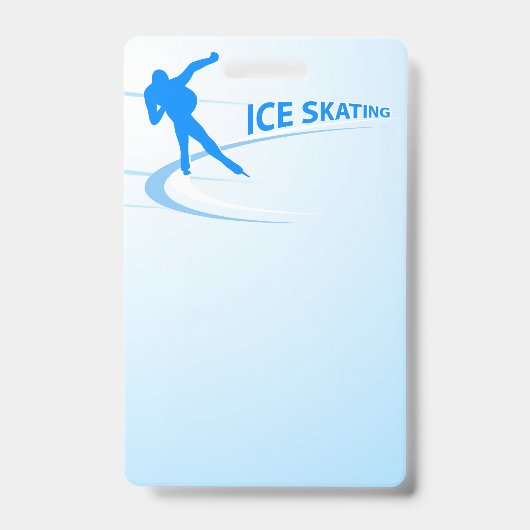 Schaatsen Badge (Voorzijde)