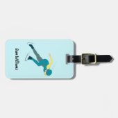 Schaatsen Bagagelabel (Voorkant horizontaal)