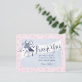 Schaatsen Bedankt Briefkaart (Staand voorkant)