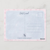 Schaatsen Bedankt Briefkaart (Achterkant)