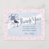 Schaatsen Bedankt Briefkaart (Voorkant)