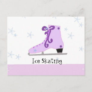 Schaatsen Briefkaart