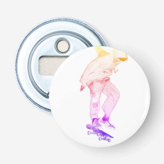 SCHAATSEN BUTTON FLESOPENER (Voorkant)