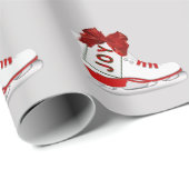 Schaatsen cadeau voor kerstcadeau met cadeau Cadea Cadeaupapier (Rol Hoek)