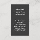 schaatsen cirkel visitekaartje (Achterkant)