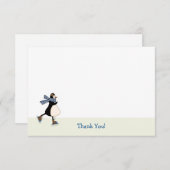 Schaatsen Dank Je Kaartje (Voorkant / Achterkant)