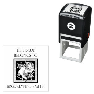 Schaatsen Dit boek is van ex libris Zelfinktende Stempel