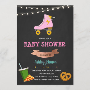 Schaatsen en snacks voor douches kaart