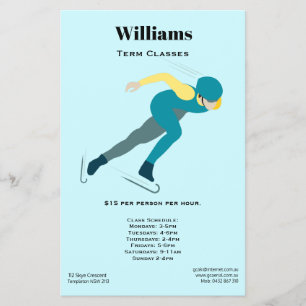Schaatsen Flyer
