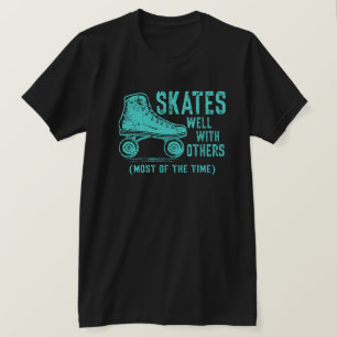 Schaatsen goed met anderen (meestal) t-shirt