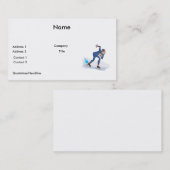 schaatsen grafisch visitekaartje (Voorkant / Achterkant)