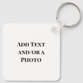 Schaatsen Ice Cubes Sleutelhanger (Achterkant)